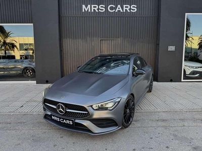 Usado Mercedes CLA200 163 CV (119 kW) 2021 Gris Coupe