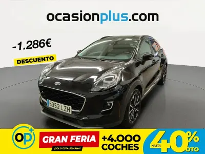 Usado Ford Puma Titanium 125 CV (91 kW) 2022 Negro SUV