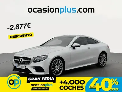 Usado Mercedes E220 194 CV (142 kW) 2018 Gris Coupe