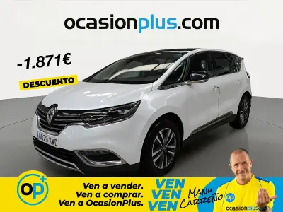 Usado Renault Espace Zen 130 CV (95 kW) 2018 Blanco Monovolumen