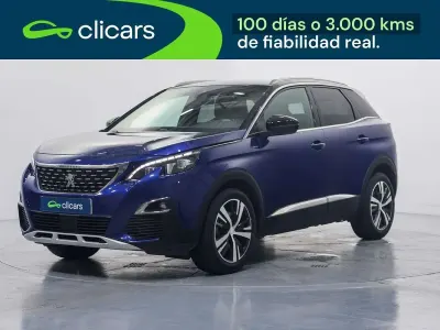 Usado Peugeot 3008 GT-line 131 CV (96 kW) 2018 Azul SUV