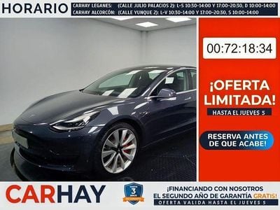 Gris Usado 2019 Tesla Model 3 Performance Berlina | 25.890 € (Precio justo)