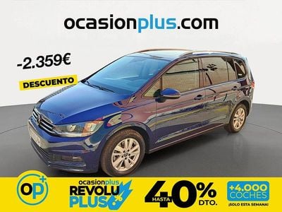 Usado VW Touran Advance 150 CV (110 kW) 2021 Azul Monovolumen