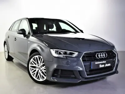 Usado Audi A3 S-Line 116 CV (85 kW) 2019 Gris Berlina