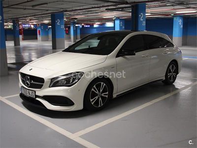 Usado Mercedes CLA200 Shooting Brake AMG line 156 CV (114 kW) 2017 Blanco Familiar