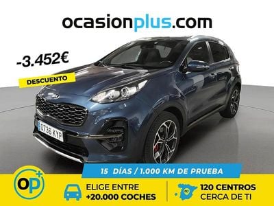 Brugt Kia Sportage GT-Line 177 HK (130 kW) 2019 Blå SUV