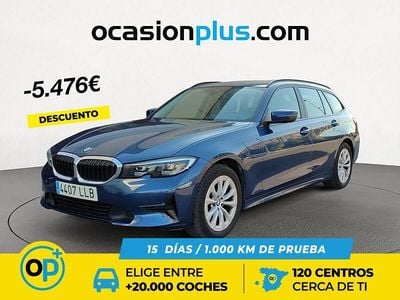 Azul Usado 2020 BMW 320 Familiar | 24.990 € (Buen precio)
