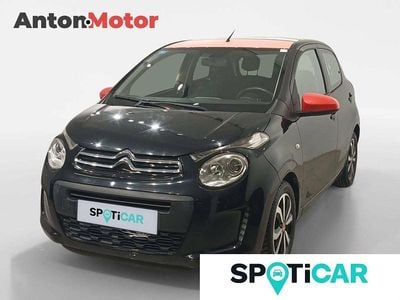 Usado Citroën C1 Feel 82 CV (60 kW) 2017 Negro Utilitario