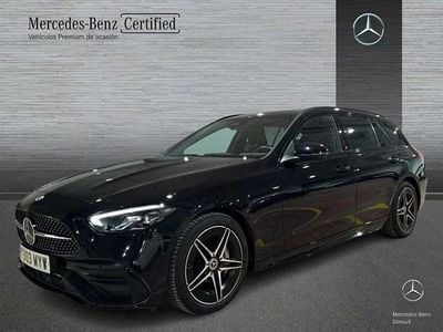 Usado Mercedes C220 200 CV (147 kW) 2024 Negro Familiar