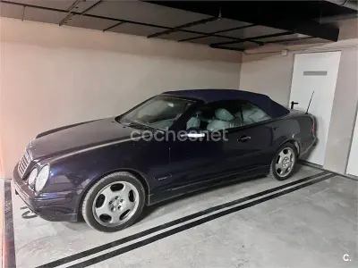 Usado Mercedes CLK430 Elegance 279 CV (205 kW) 2000 Azul Descapotable