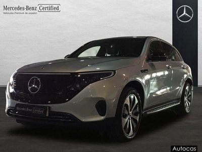 Usado Mercedes EQC400 Electric Art 300 kW (408 CV) 2019 Plata hightech SUV