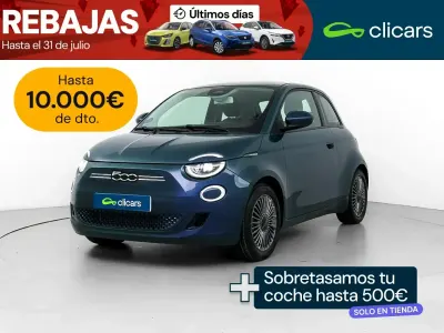 Usado Fiat 500e Icon 86 kW (118 CV) 2022 Azul Utilitario