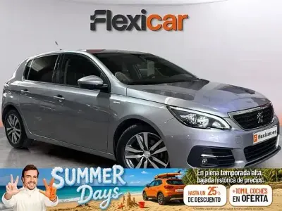 Usado Peugeot 308 Style 130 CV (95 kW) 2021 Gris Berlina