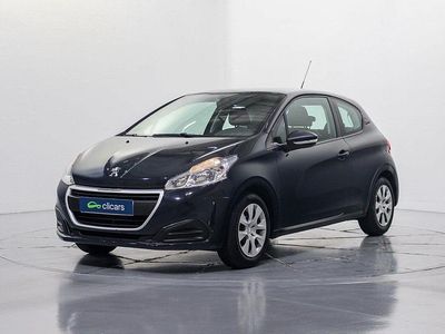Usado Peugeot 208 Access 82 CV (60 kW) 2016 Negro Utilitario
