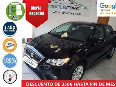 Usado Seat Ibiza Style Plus 80 CV (58 kW) 2019 Negro Utilitario