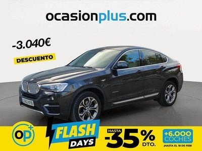 Usado BMW X4 190 CV (139 kW) 2017 Negro SUV