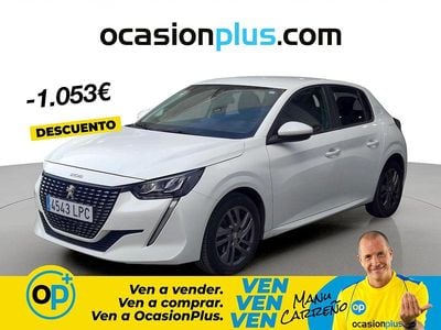 Usado Peugeot 208 Active 100 CV (73 kW) 2021 Blanco Utilitario
