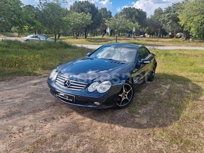 Azul Usado 2002 Mercedes SL500 Descapotable | 24.000 €
