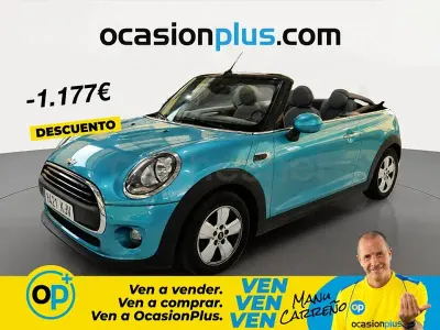 Usado Mini One Cabriolet 102 CV (75 kW) 2018 Azul Descapotable