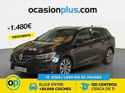 Usado Renault Mégane GrandTour Techno 140 CV (102 kW) 2022 Negro Familiar