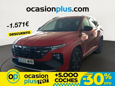 Usado Hyundai Tucson N Line 150 CV (110 kW) 2023 Rojo SUV