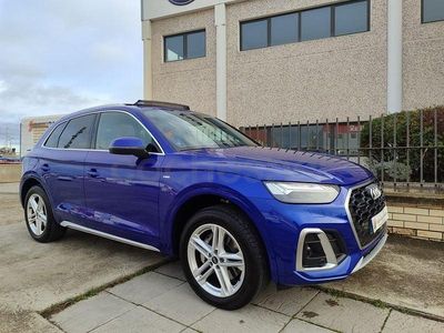 Usado Audi Q5 S-Line 299 CV (219 kW) 2021 Azul SUV