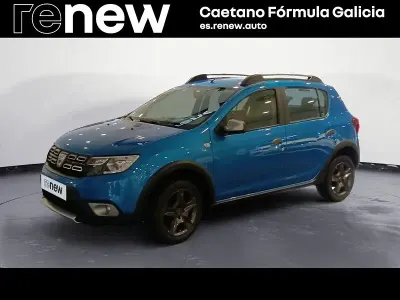 Käytetty Dacia Sandero 90 HP (66 kW) 2017 Sininen Sedan