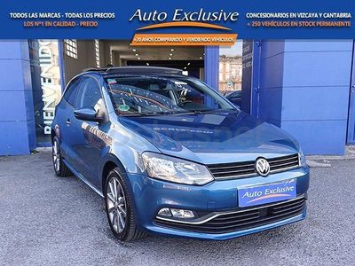 Usado VW Polo Advance 90 CV (66 kW) 2017 Azul Berlina