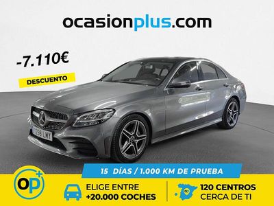 Usado Mercedes C200 184 CV (135 kW) 2021 Gris Berlina