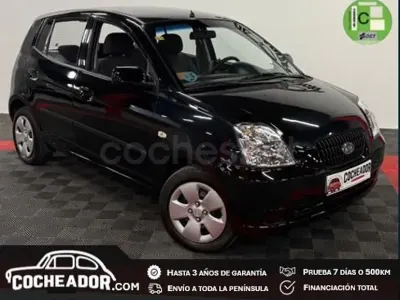 Usado Kia Picanto LX 61 CV (44 kW) 2007 Negro Utilitario