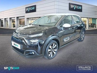 Usado Citroën C3 Feel 83 CV (61 kW) 2021 Negro Utilitario