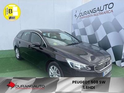 Usado Peugeot 508 SW Active 114 CV (83 kW) 2015 Negro Familiar