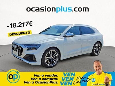 Usado Audi Q8 S-Line 435 CV (319 kW) 2020 Blanco SUV
