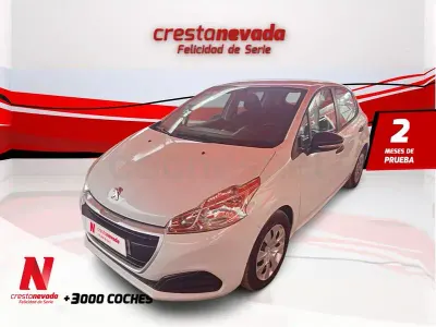 Usado Peugeot 208 Access 75 CV (55 kW) 2016 Blanco Utilitario