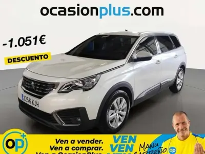 Usado Peugeot 5008 Active 120 CV (88 kW) 2018 Blanco SUV