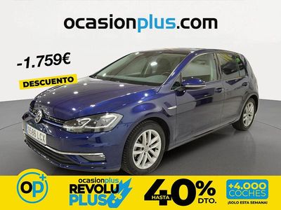Usado VW Golf VII Advance 130 CV (95 kW) 2019 Azul
