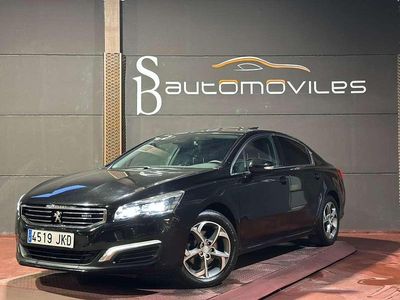 Usado Peugeot 508 Active 150 CV (110 kW) 2015 Negro Berlina