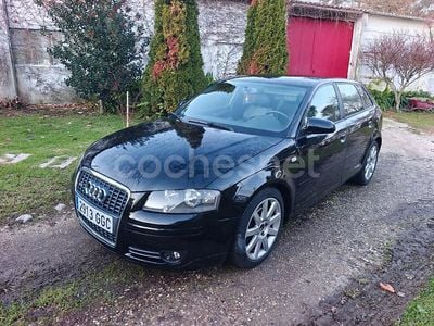 Usado Audi A3 S-Line 140 CV (102 kW) 2008 Negro Berlina