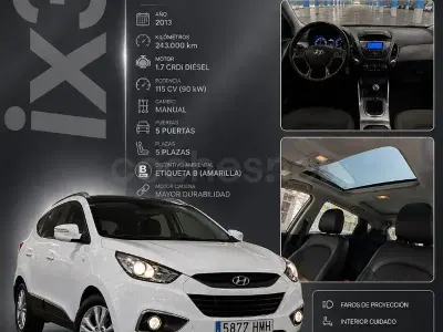 Usado Hyundai ix35 115 CV (84 kW) 2013 Blanco SUV
