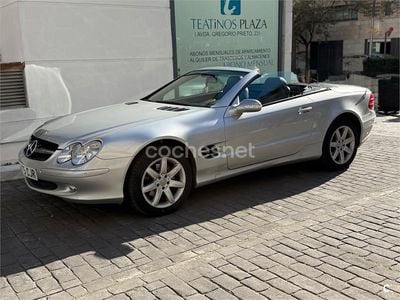 Usado Mercedes SL350 245 CV (180 kW) 2003 Gris / plata Descapotable