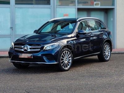 Usado Mercedes GLC350 320 CV (235 kW) 2018 Azul SUV