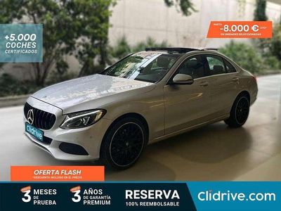 Usado Mercedes C220 170 CV (125 kW) 2018 Gris Berlina