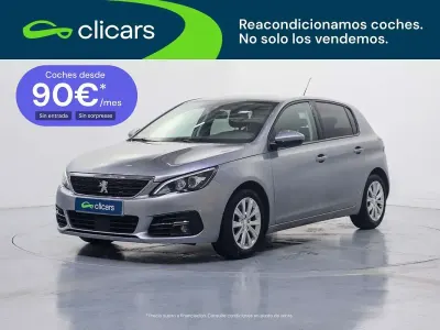 Usado Peugeot 308 Style 131 CV (96 kW) 2019 Plateado Utilitario