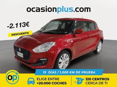 Rojo Usado 2018 Suzuki Swift Berlina | 11.150 € (Precio justo)