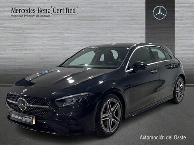 Usado Mercedes A180 AMG line 136 CV (100 kW) 2025 Negro