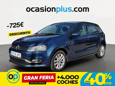 Usado VW Polo 90 CV (66 kW) 2016 Azul