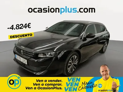 Usado Peugeot 508 Allure 130 CV (95 kW) 2021 Negro Familiar