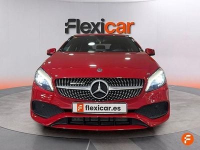 Begagnad Mercedes A200 AMG line 136 HK (100 kW) 2017 Röd