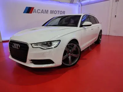 Usado Audi A6 Premium 204 CV (150 kW) 2015 Blanco Familiar
