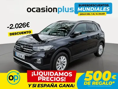 Usado VW T-Cross Advance 110 CV (80 kW) 2023 Negro SUV